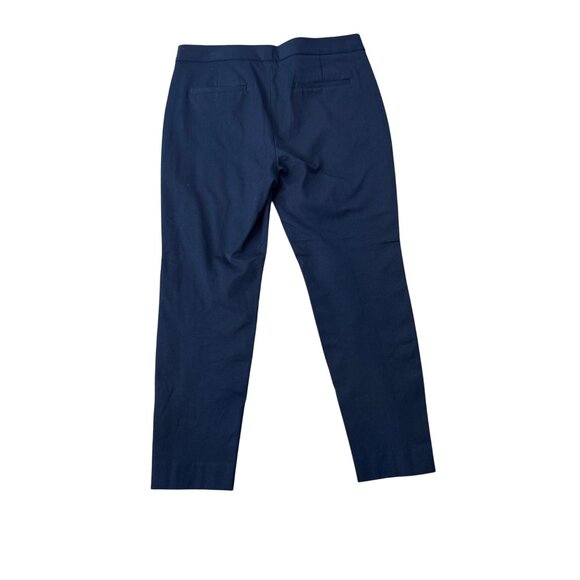 Banana Republic Women's Navy Track Inspired Sloan Style Trouser Pants Size 12 - Picture 3 of 8
